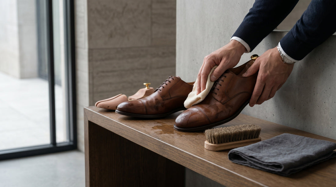 Leather Shoes Soaked in the Rain — How to Properly Care for Them