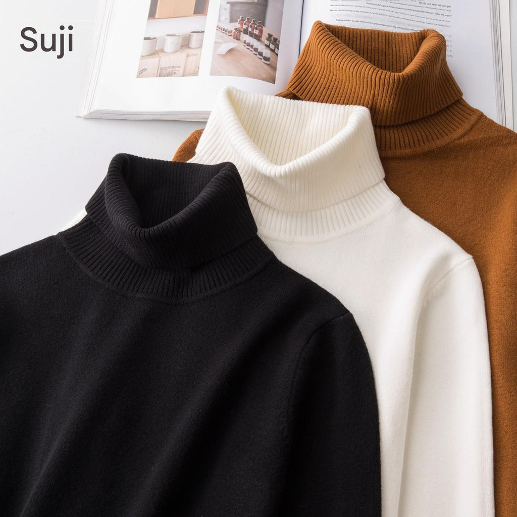 Slim Clean turtleneck sweater