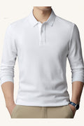 MONSEN Suitory 100% Cotton Relaxed Fit Polo front view