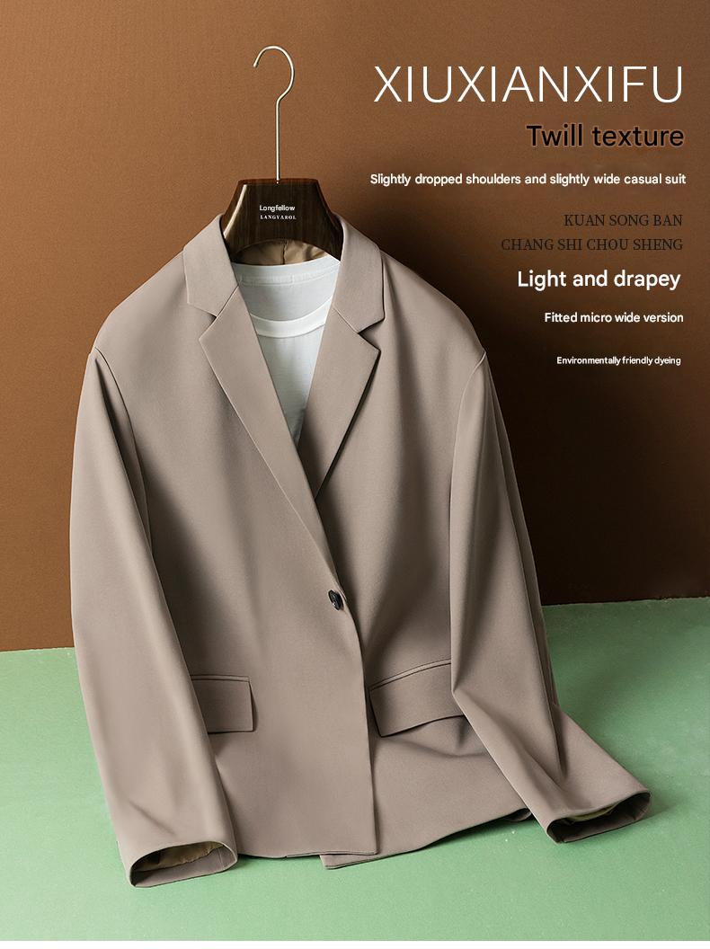 MONSEN Suitory High-Drape Relaxed Blazer in Performance Blend product image