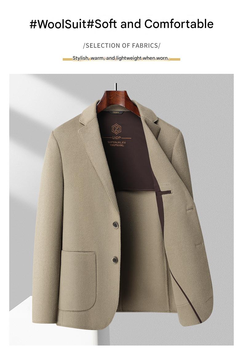 100% Wool Double-Faced Coat