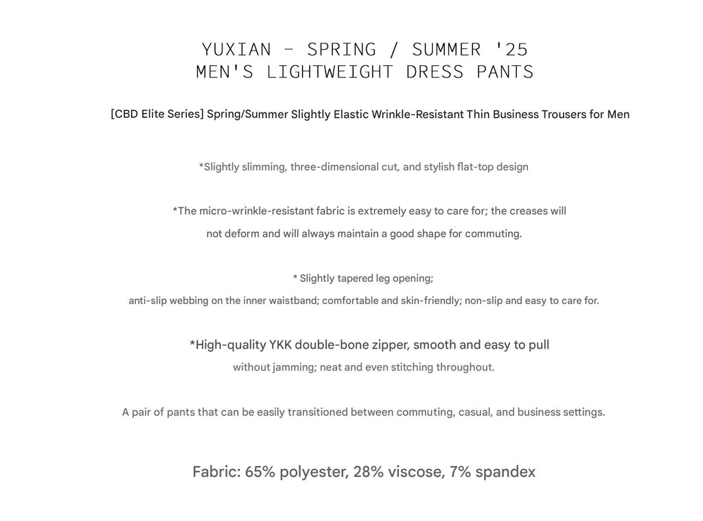 MONSEN Suitory Non-Iron Slim Trousers in Performance Blend product image