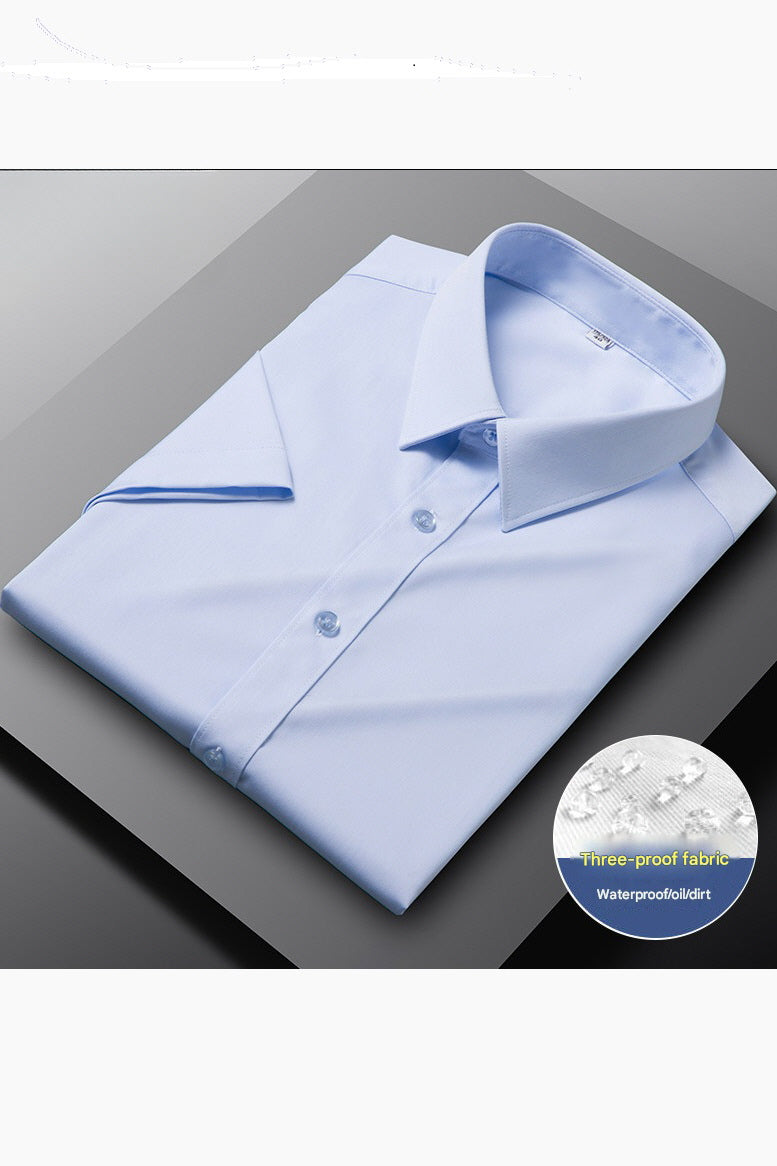MONSEN Suitory Triple-Protection Water-Repellent Dress Shirt in Bamboo Blend product image