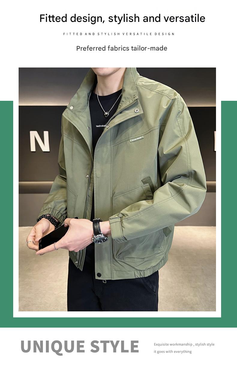 Windproof Stand-Collar Jacket