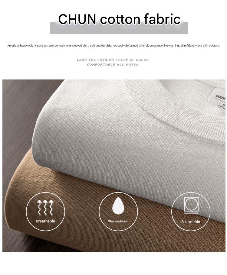 MONSEN Suitory Cotton Long Sleeve T-Shirt | Unisex product image