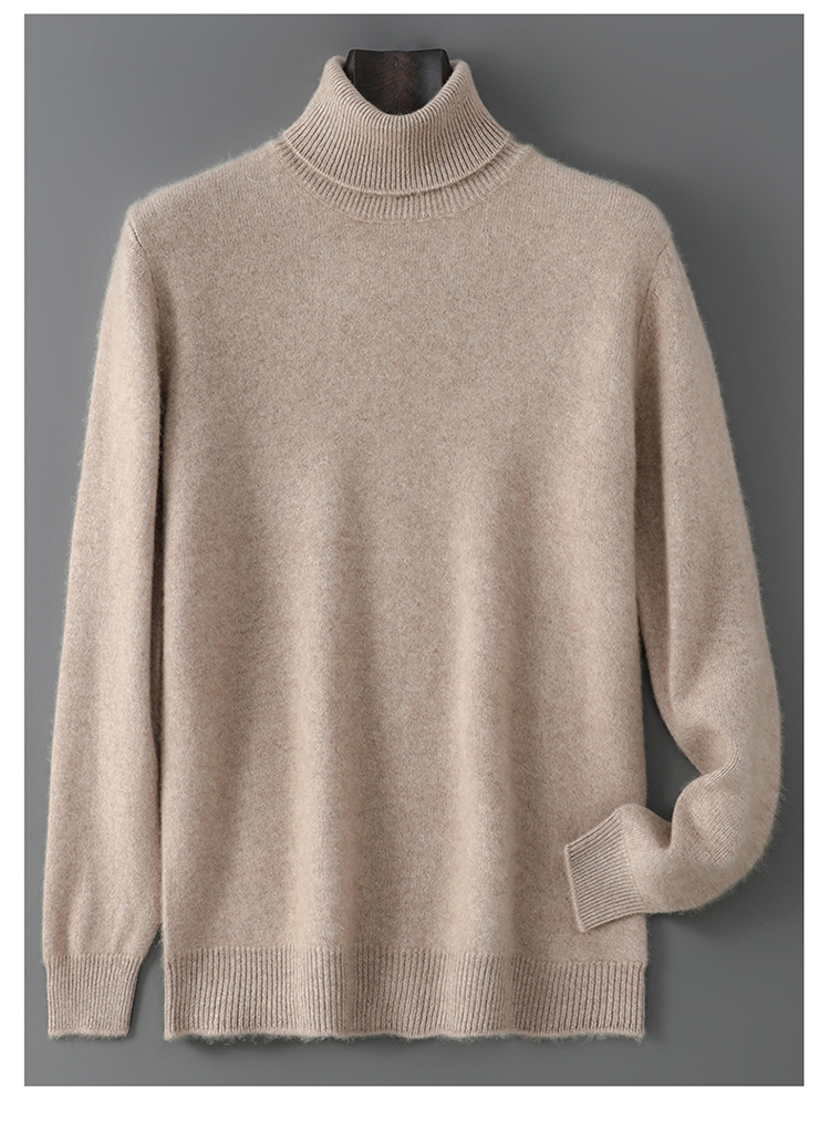100% Wool Turtleneck Sweater 1