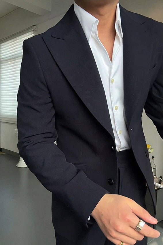 MONSEN Suitory Naples Wide-Lapel Suit Set in Performance Blend product image