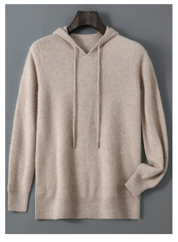 AW 100% Wool Knit Hoodie