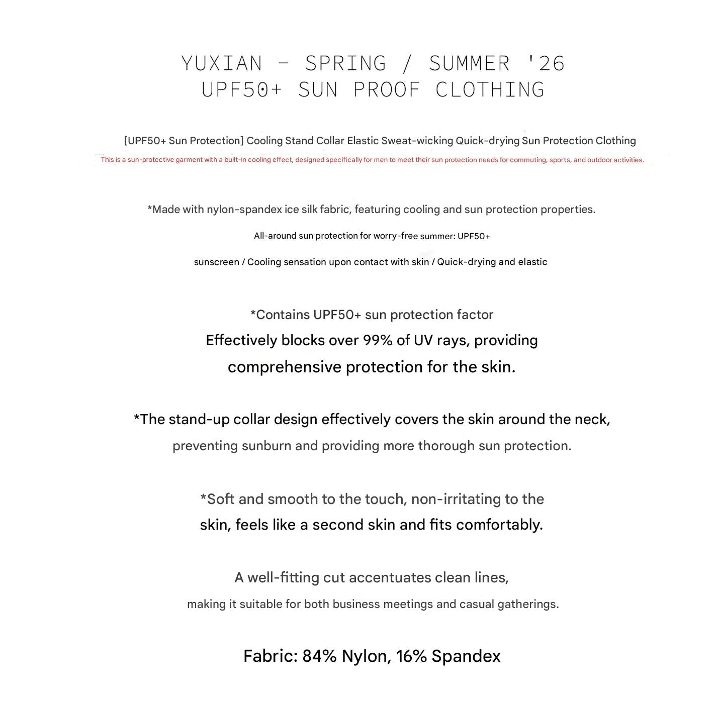 MONSEN Suitory UPF50+ Lightweight Sun-Protect Jacket product image
