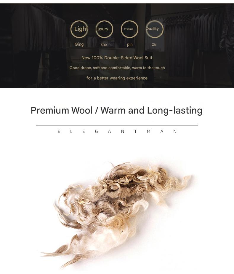 100% Wool Double-Faced Coat