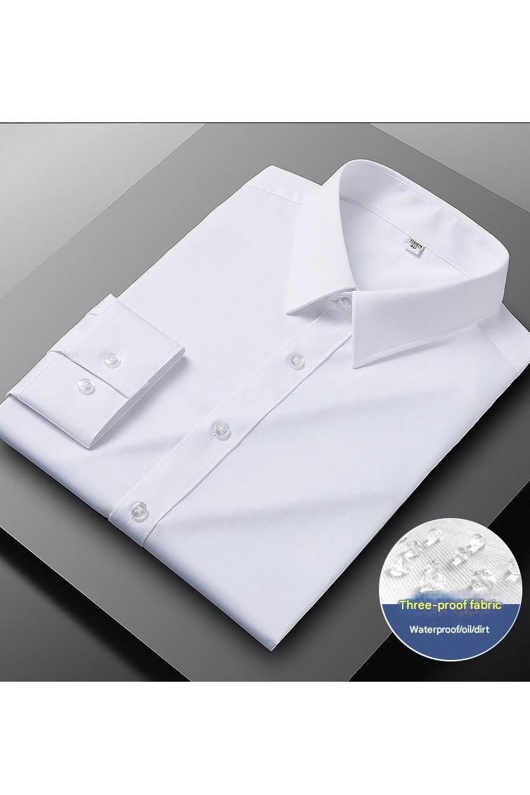 MONSEN Suitory Triple-Protection Water-Repellent Dress Shirt in Bamboo Blend product image