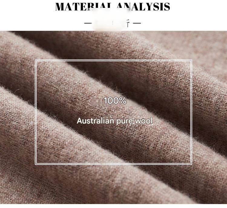 MONSEN Suitory 100% Wool Lightweight Crewneck Knit product image
