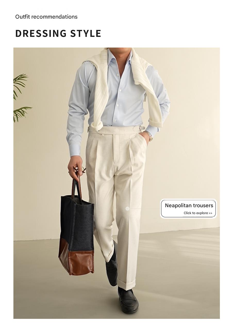 MONSEN Suitory Italian One-Piece Collar Shirt in Performance Blend product image