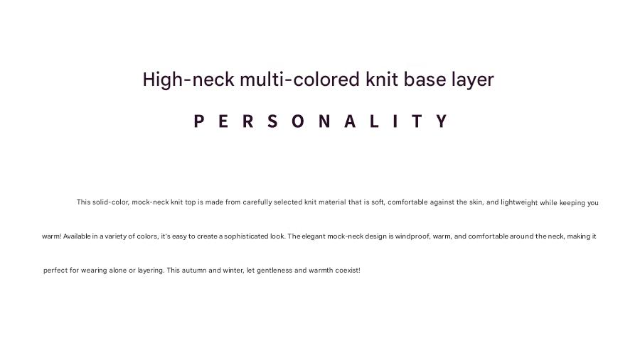 Half-Mock Knit Sweater