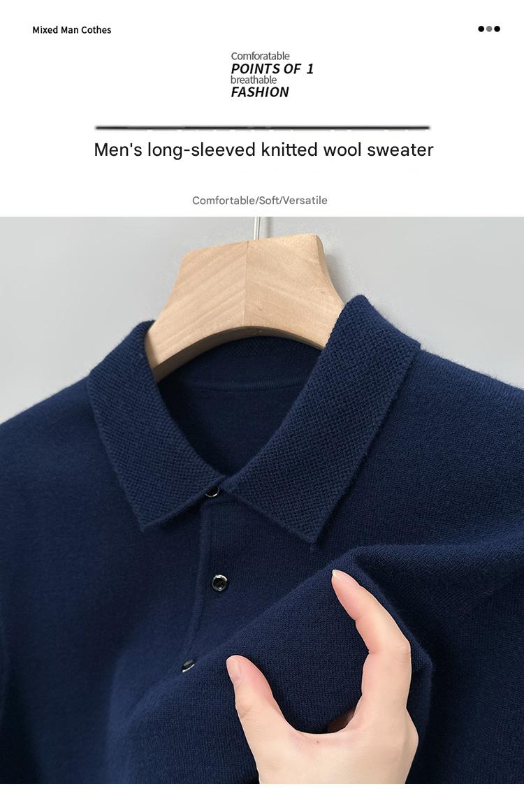 AW Solid Polo Knit