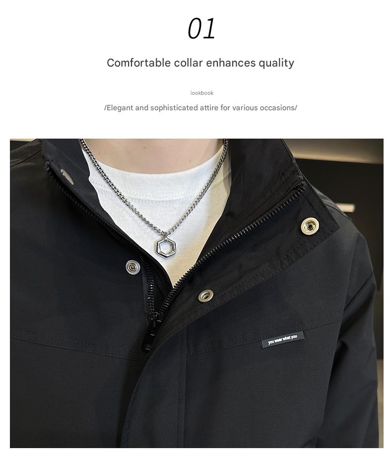 Windproof Stand-Collar Jacket