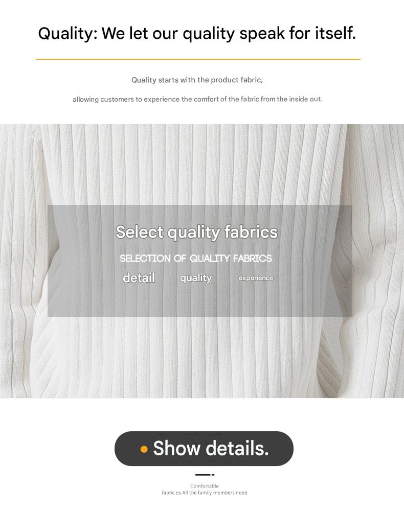 Cotton Turtleneck Stretch Sweater