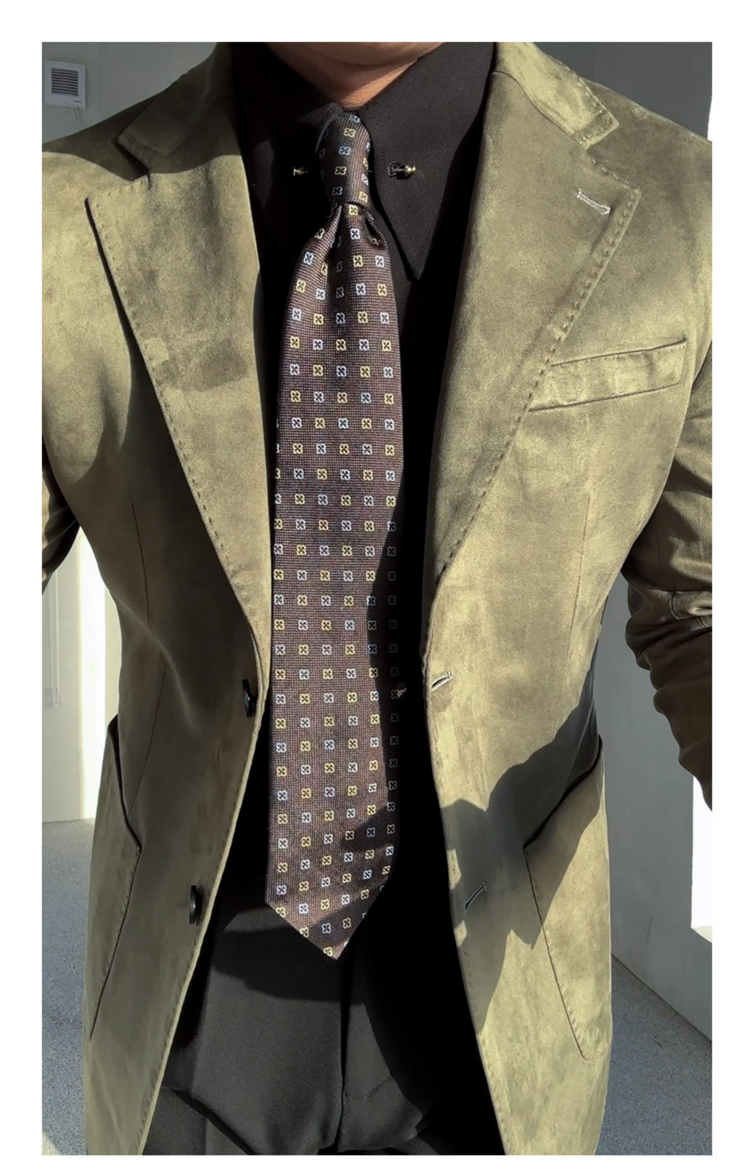MONSEN Suitory Suede-Touch Blazer product image