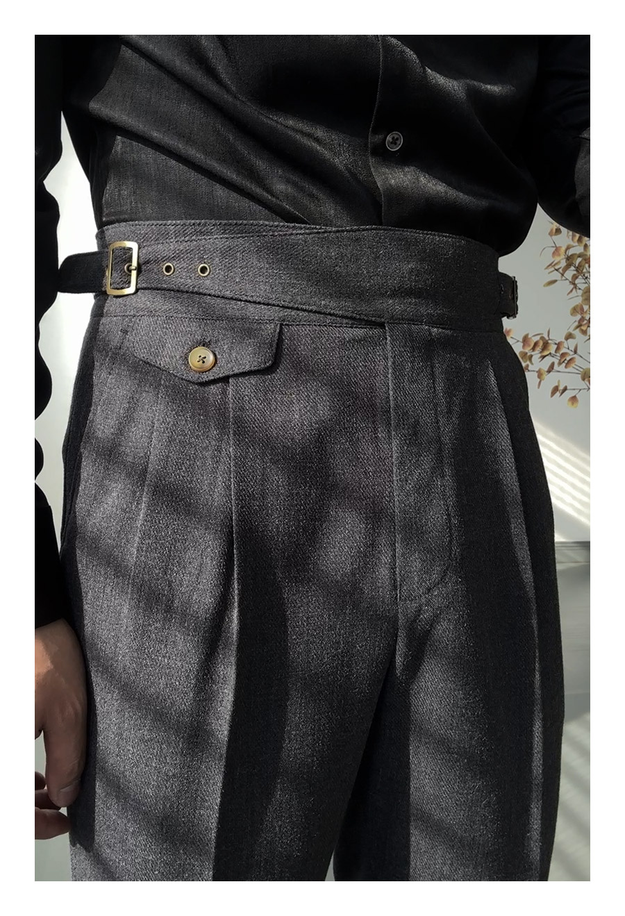 High-Waist Trousers