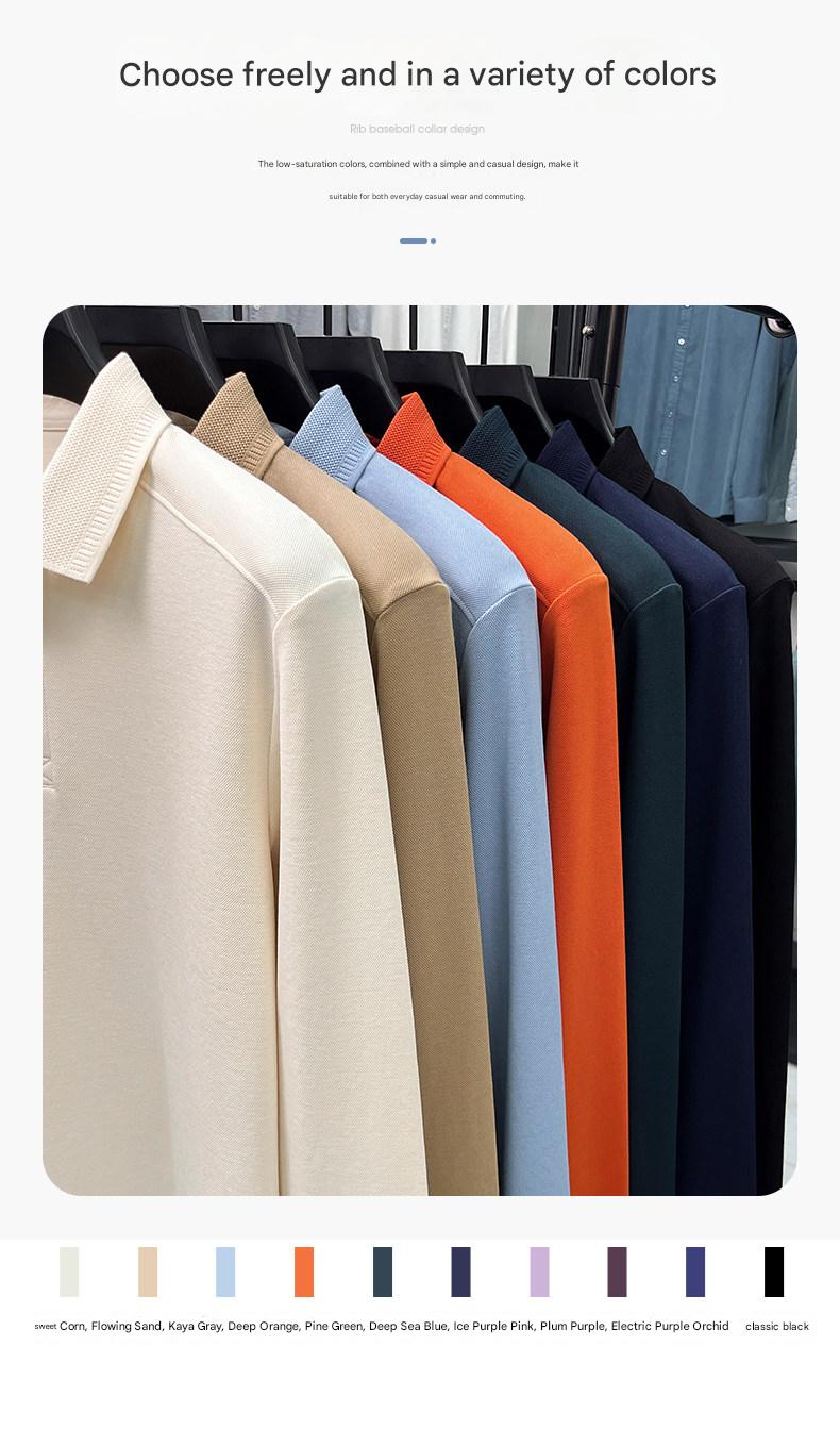 MONSEN Suitory Cotton-Blend Long-Sleeve Polo product image