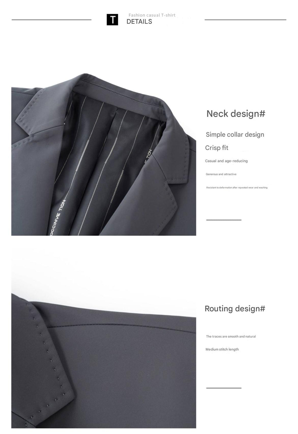 MONSEN Suitory Lightweight Anti-Wrinkle Blazer in Silk Blend product image