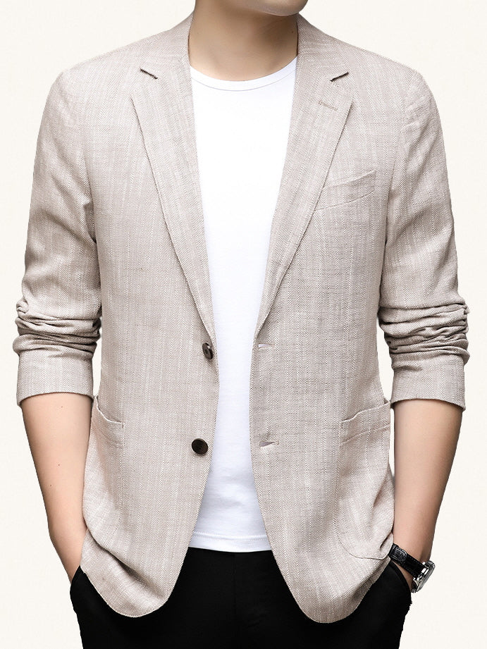 MONSEN Suitory Cotton & Linen Casual Jacket product image