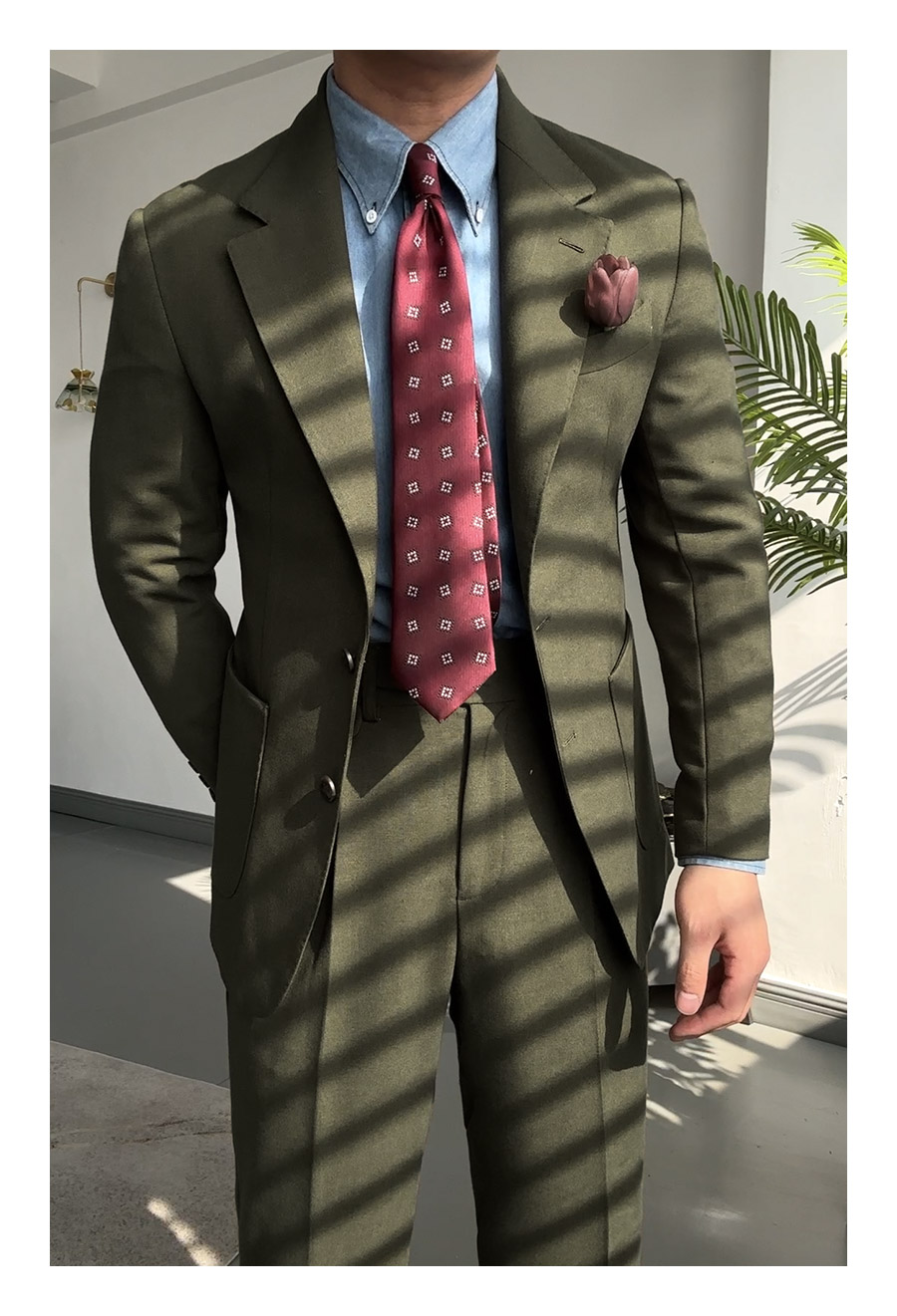 MONSEN Suitory Italian-Style Dress Tie in Silk Blend product image
