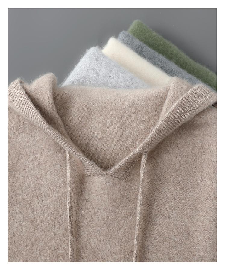 AW 100% Wool Knit Hoodie