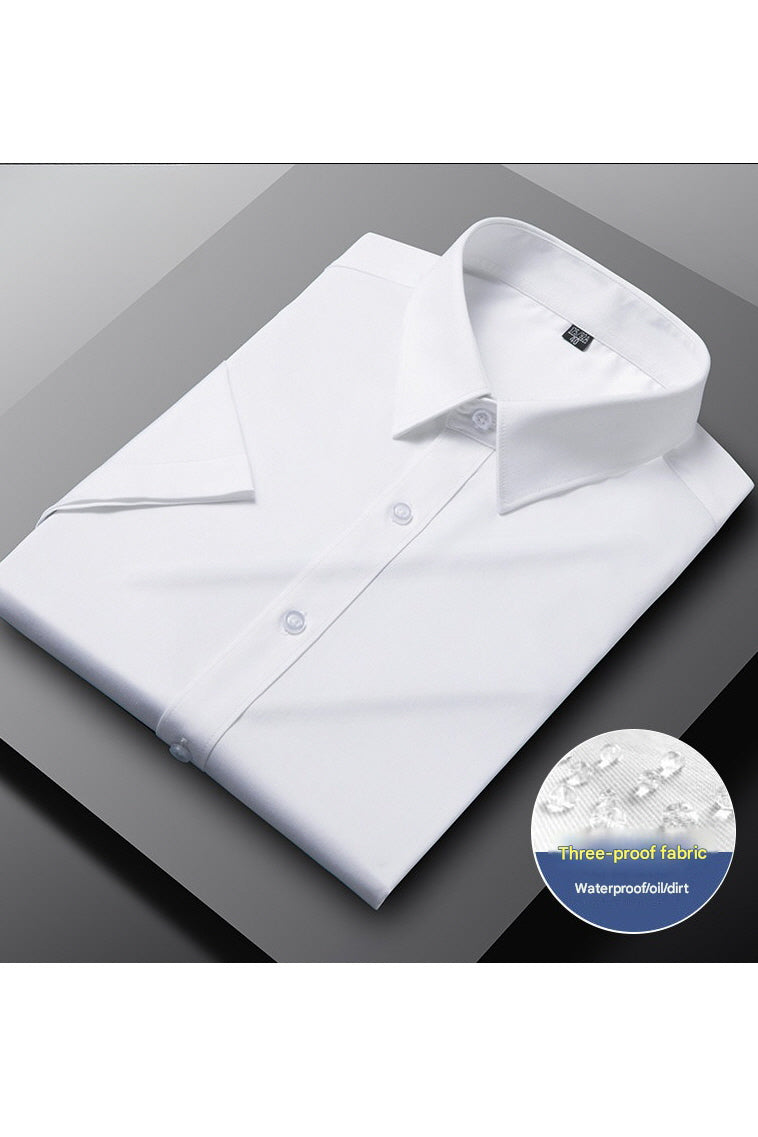 MONSEN Suitory Triple-Protection Water-Repellent Dress Shirt in Bamboo Blend product image