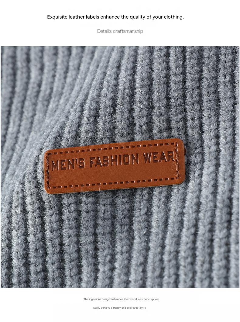 Faux Two-Piece Crewneck Sweater