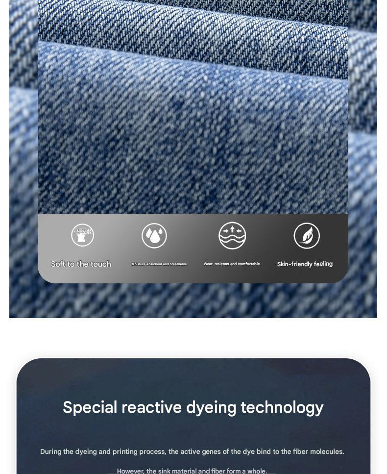 Fleece-Lined Washed Wide-Leg Jeans