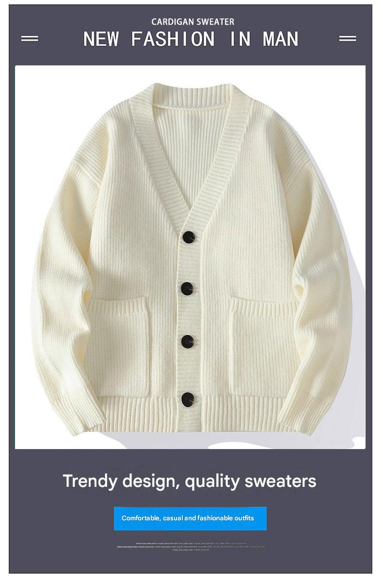 Lightweight V-Neck Knit Cardigan
