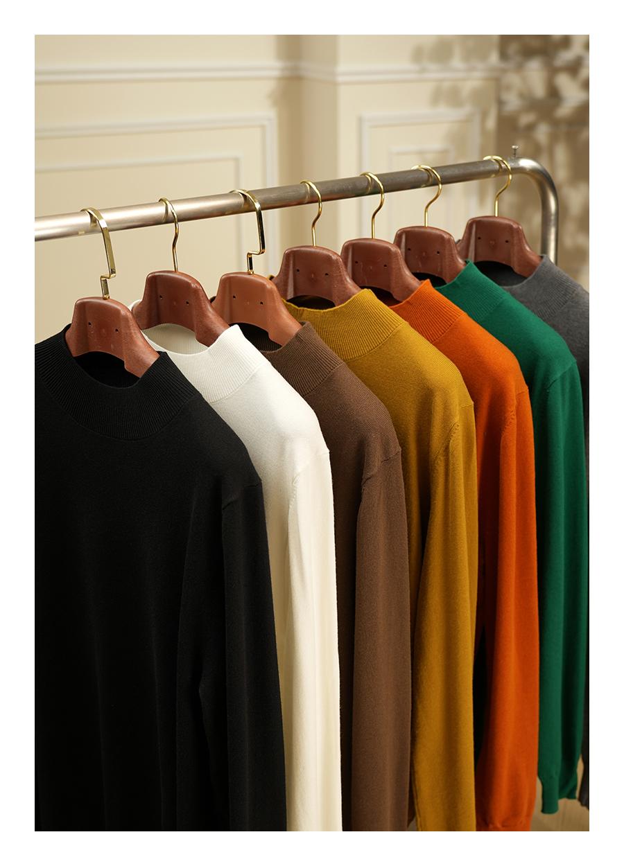 Half-Mock Knit Sweater