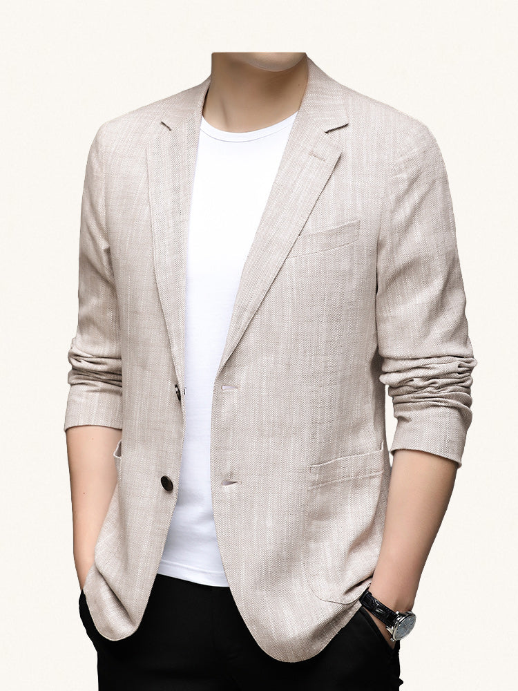 MONSEN Suitory Cotton & Linen Casual Jacket product image