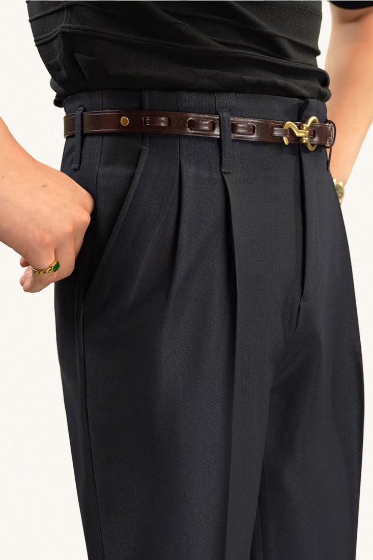 MONSEN Suitory High-Waisted Straight-Leg Trousers in Performance Blend product image