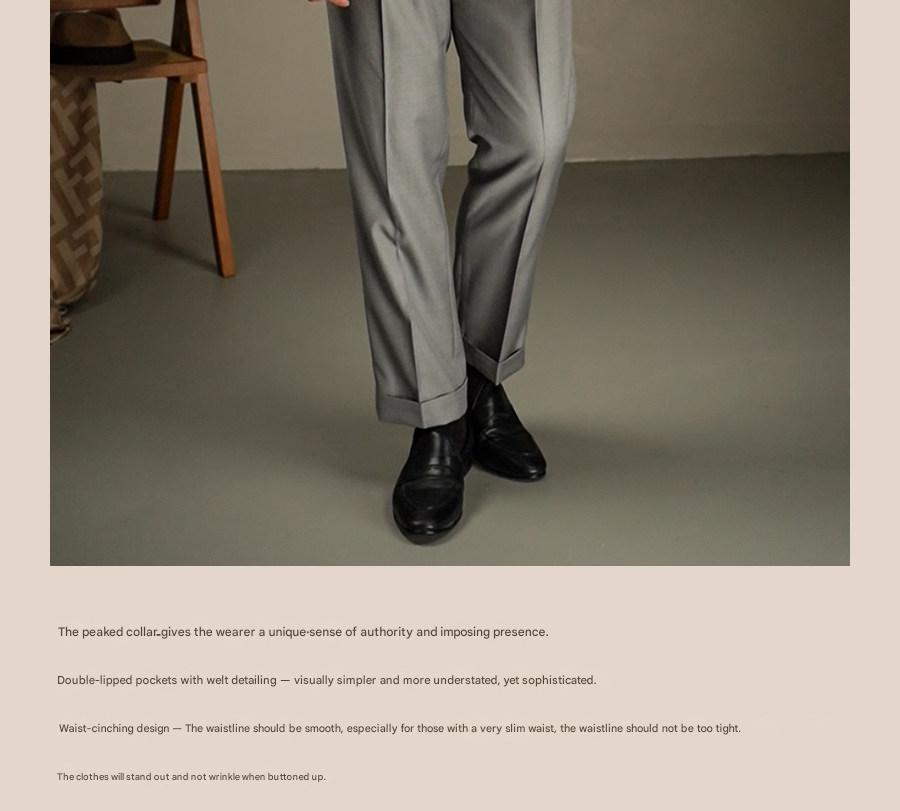 MONSEN Suitory Neapolitan Slim-Fit 2-Piece Suit in Leather product image