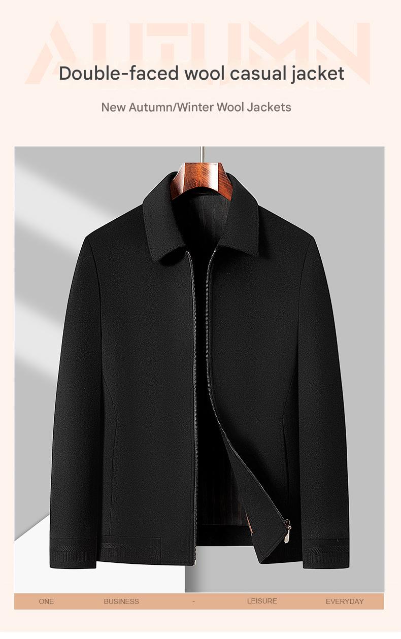 100% Wool Double-Faced Short Coat
