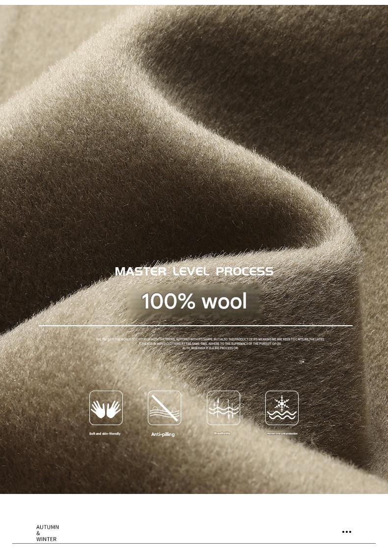 100% Wool Double-Faced Coat