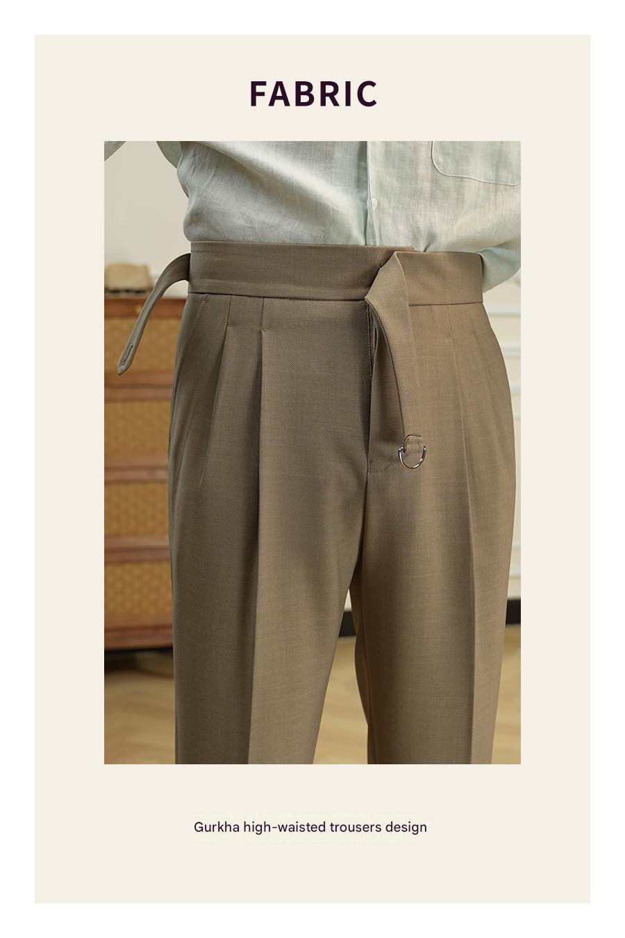 Double-Pleated Trousers