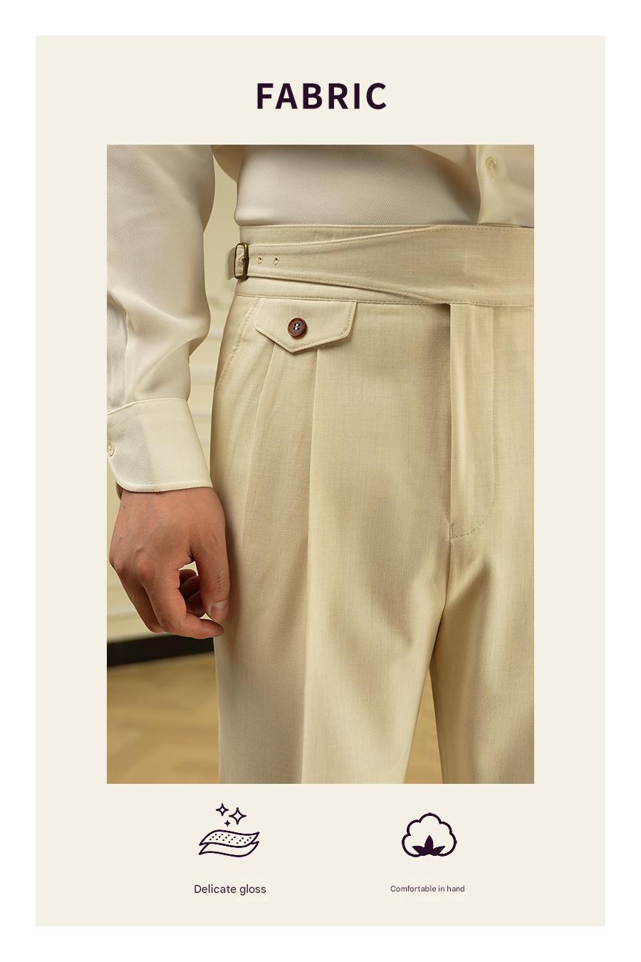 Gurkha Double-Pleat Trousers