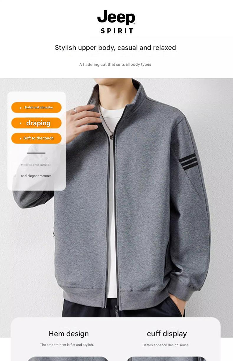 Cardigan Sweatshirt