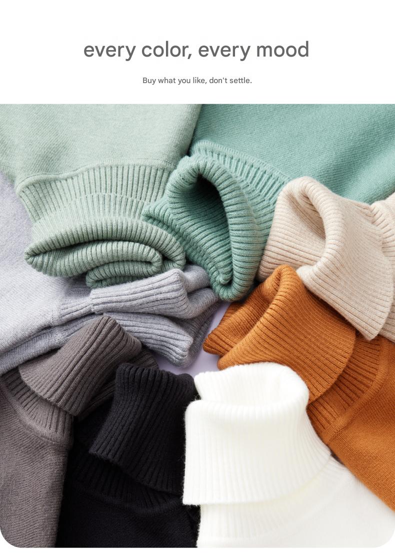 Slim Clean turtleneck sweater