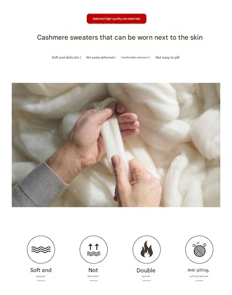 100% Wool Crew Sweater