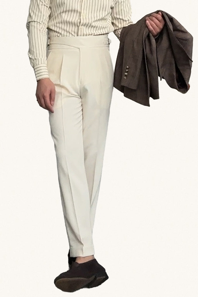 MONSEN Suitory High-Waisted Straight Trousers in Performance Blend product image