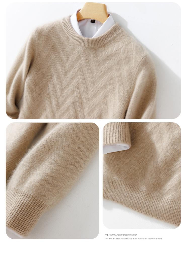 AW 100% Wool Crew Thick Sweater