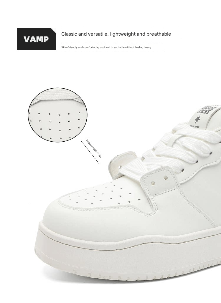 MONSEN Suitory Breathable Height-Boost Sneakers in Linen product image