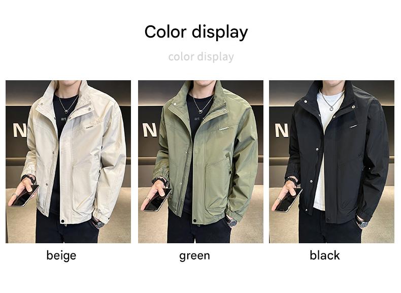 Windproof Stand-Collar Jacket