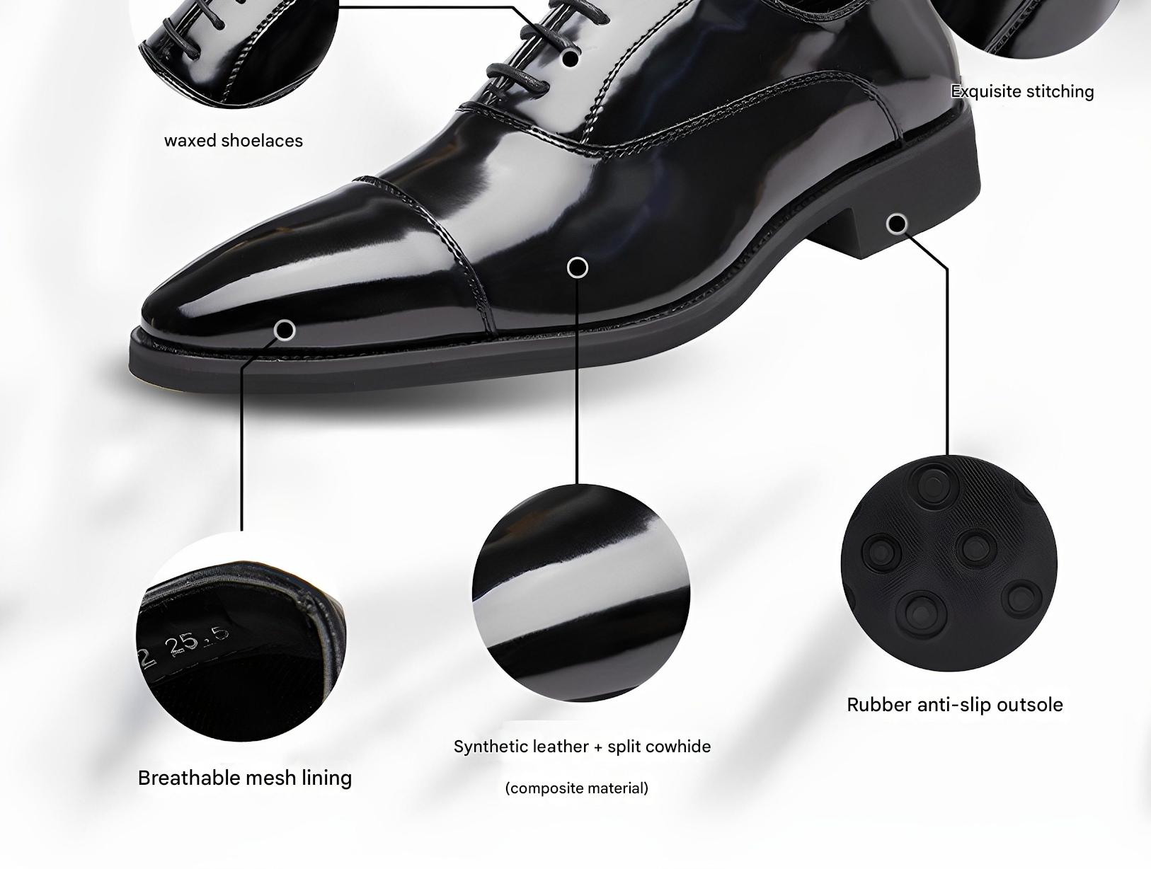 MONSEN Suitory Patent Oxford Shoes product image