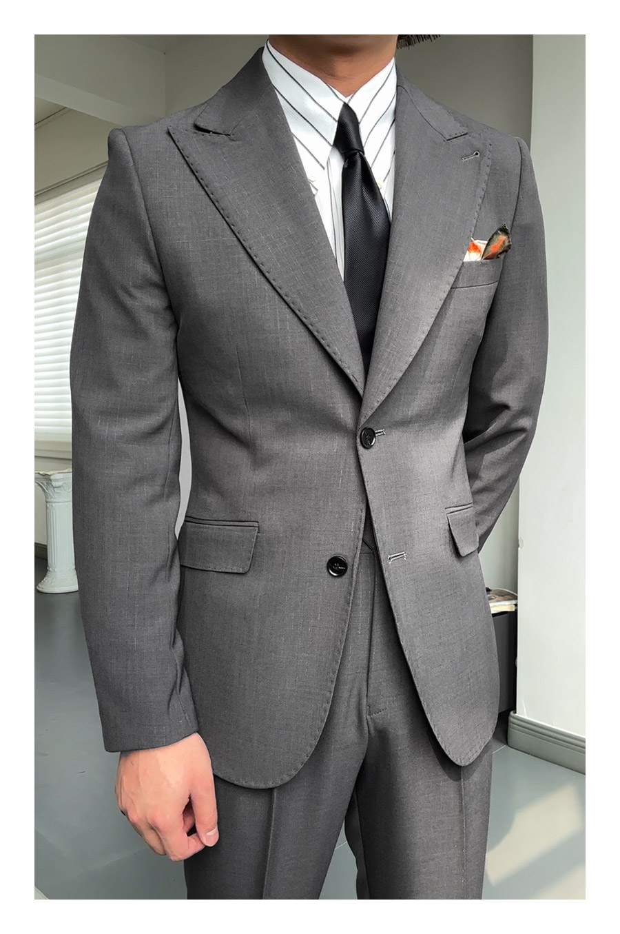 MONSEN Suitory Creative Series Naples-Style Suit in Performance Blend product image