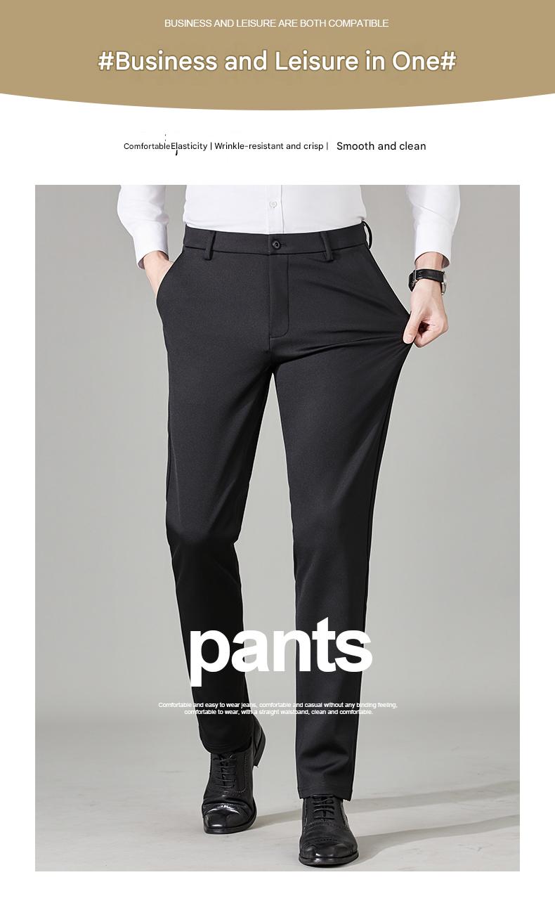Free-Ironing Stretch Trousers